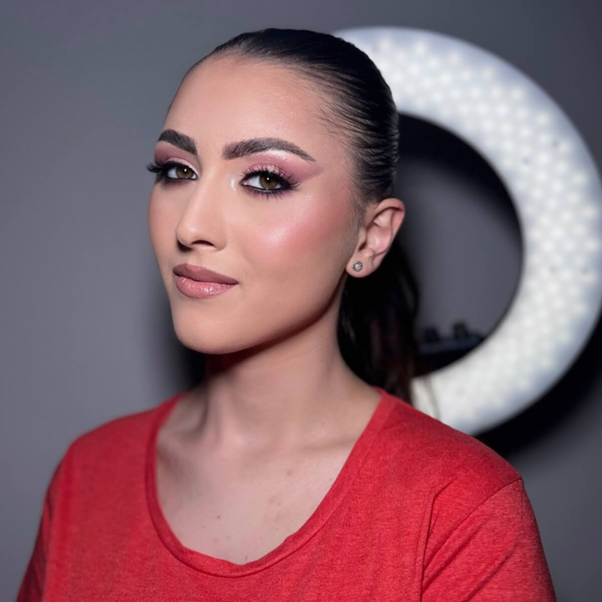 Soft Glam Bridal with Out Eyeliner - 1